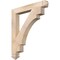 Ekena Millwork Merced Arts & Crafts Smooth Bracket, Douglas Fir, 3 1/2"W x 28"D x 32"H BKT04X28X32MRC03SDF - alternate 1